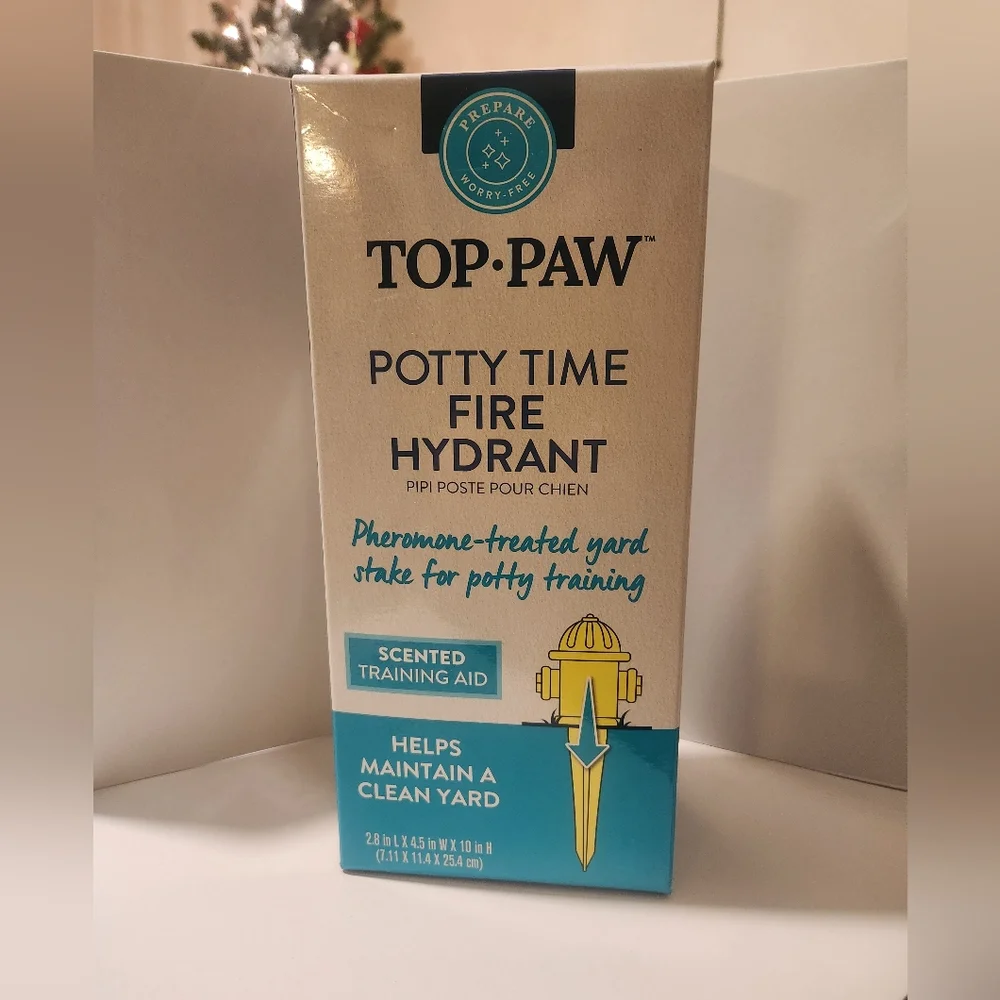 New in Box. Top Paw Potty Time Fire Hydrant